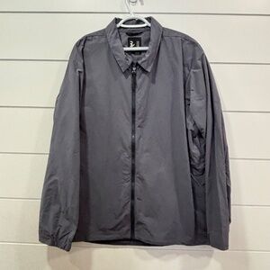 RYU Respect Your Universe men's zip up lightweight jacket grey size XXL